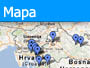 Lyžiarska mapa Lyžovanie mapa