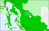 klikacia mapa Chorvátsko
